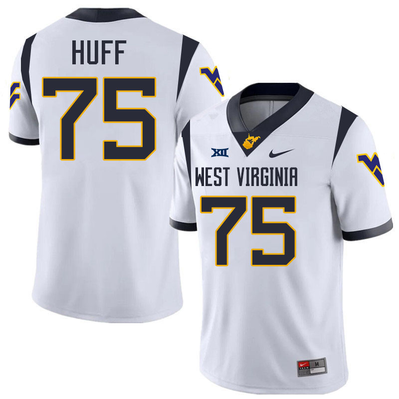 Sam Huff WVU Jersey,West Virginia Mountaineers #75 Sam Huff Jersey Youth College-White